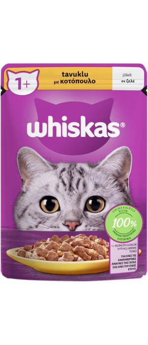 WHİSKAS POUCH TAVUK ETLİ 100 GR