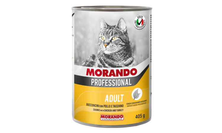 MORANDO KEDİ KONSERVE TAVUK & HİNDİLİ 400 GR