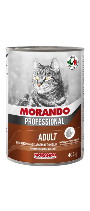 MORANDO KEDİ KONSERVE TAVŞAN ETLİ 400 GR