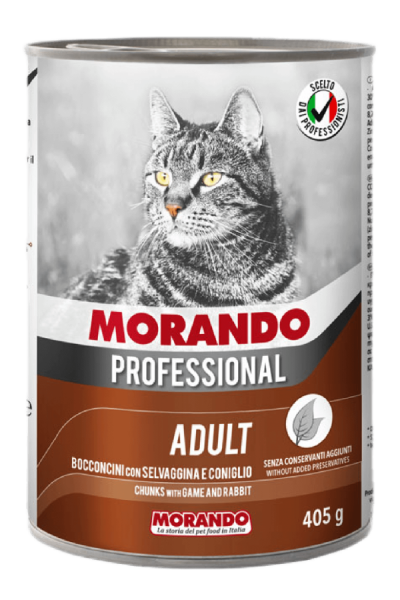 MORANDO KEDİ KONSERVE TAVŞAN ETLİ 400 GR