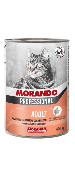 MORANDO KEDİ KONSERVE SOMONLU 400 GR