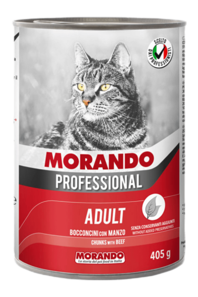 MORANDO KEDİ KONSERVE BİFTEKLİ 400 GR