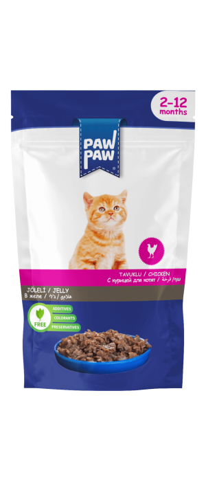 PAW PAW POUCH YAVRU TAVUK ETLİ 85 GR
