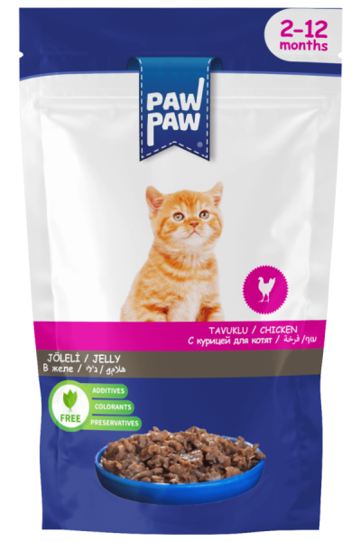 PAW PAW POUCH YAVRU TAVUK ETLİ 85 GR