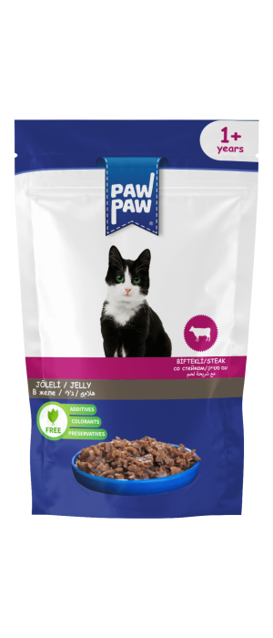 PAW PAW POUCH BİFTEKLİ 85 GR