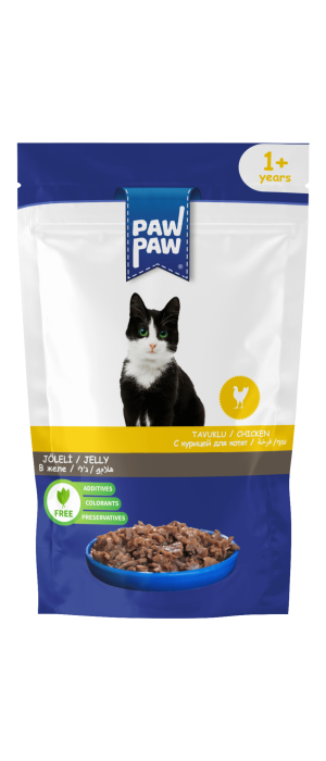 PAW PAW POUCH TAVUK ETLİ 85 GR