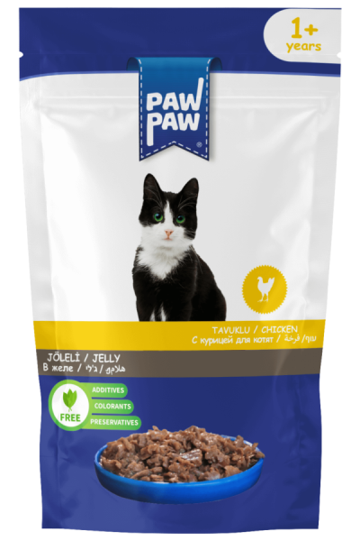 PAW PAW POUCH TAVUK ETLİ 85 GR