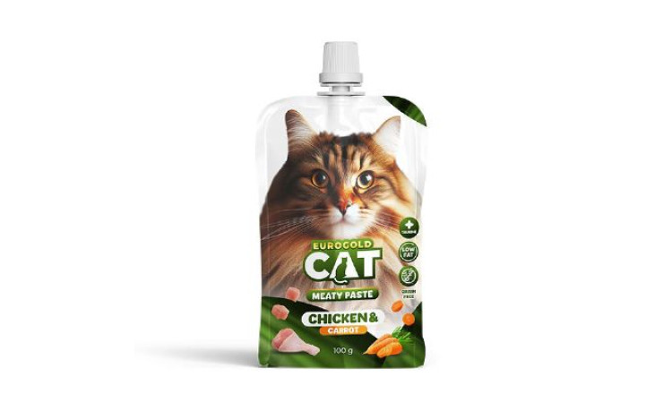 EUROCAT CAT ET EZMESİ TAVUK - HAVUÇ 100 GR -20'Lİ .5