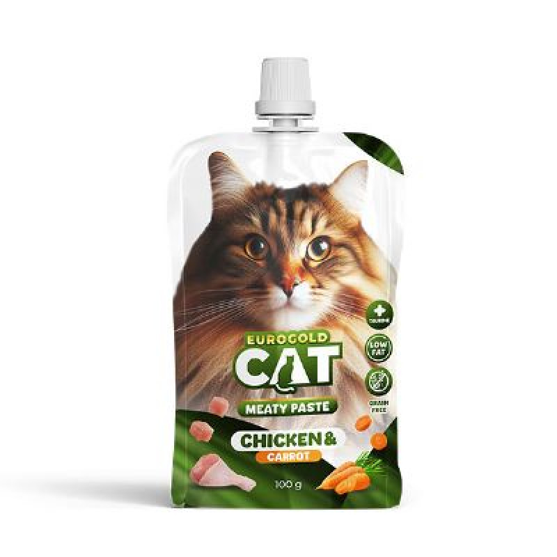 EUROCAT CAT ET EZMESİ TAVUK - HAVUÇ 100 GR -20'Lİ .5
