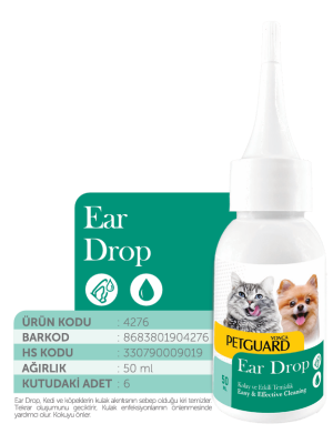 PETGUARD KULAK DAMLA KEDİ KÖPEK 50ML