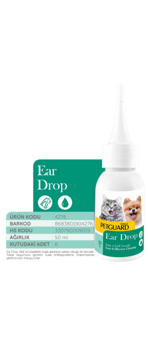PETGUARD KULAK DAMLA KEDİ KÖPEK 50ML
