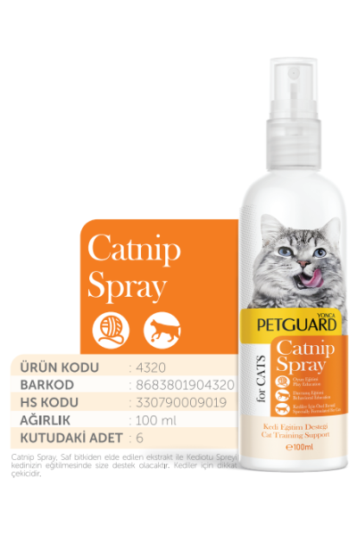 PETGUARD CATNİP SPREY 100 ML