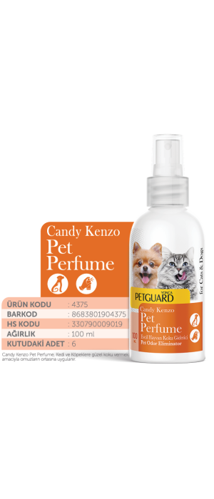 PETGUARD CANDY KENZO KEDİ KÖPEK PARFÜM 100ML PETGUARD CANDY KENZO KEDİ KÖPEK PARFÜM 100ML