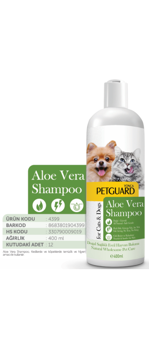 PETGUARD ALOE VERA SIVI ŞAMPUAN KEDİ KÖPEK 400ML
