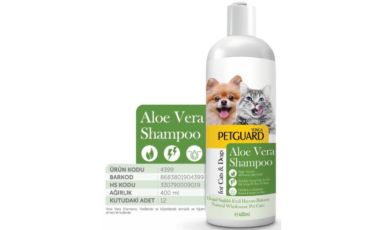 PETGUARD ALOE VERA SIVI ŞAMPUAN KEDİ KÖPEK 400ML
