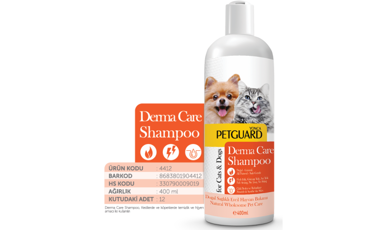 PETGUARD DERMA CARE SIVI ŞAMPUAN KEDİ KÖPEK 400ML