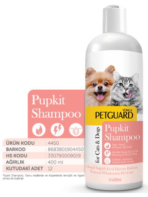 PETGUARD PUPKİT SIVI ŞAMPUAN KEDİ KÖPEK 400ML