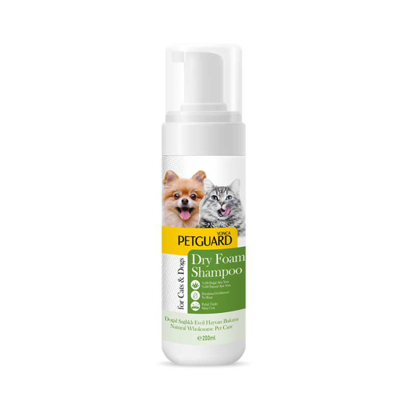 PETGUARD ALOE VERA KURU KÖPÜK ŞAMPUAN 200ML