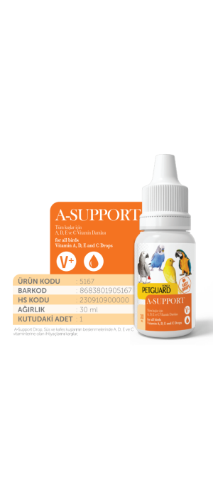 PETGUARD KUŞ VİT A SUPPORT 30ML