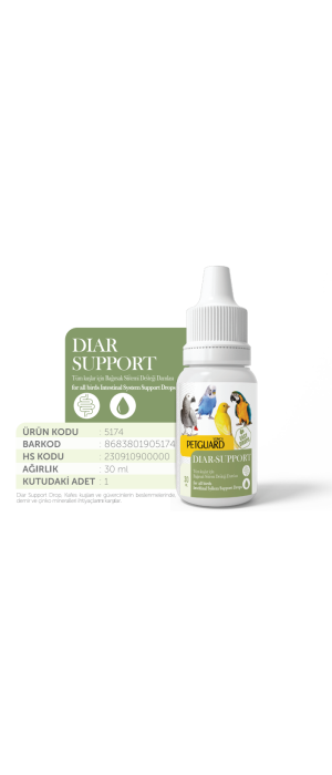 PETGUARD KUŞ VİT DIAR- SUPPORT 30ML PETGUARD KUŞ VİT DIAR- SUPPORT 30ML