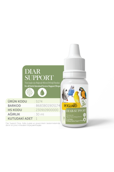 PETGUARD KUŞ VİT DIAR- SUPPORT 30ML