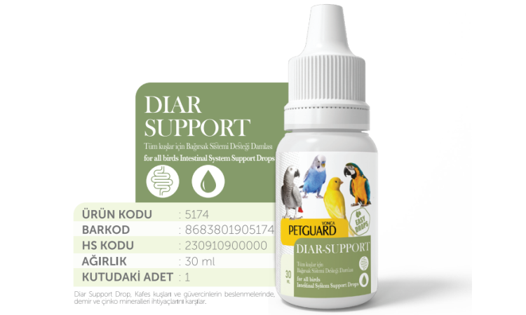 PETGUARD KUŞ VİT DIAR- SUPPORT 30ML