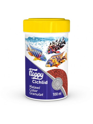 FLP021-FLOPPY CICHLID MALAWI COLOR GRANULAT 100ml