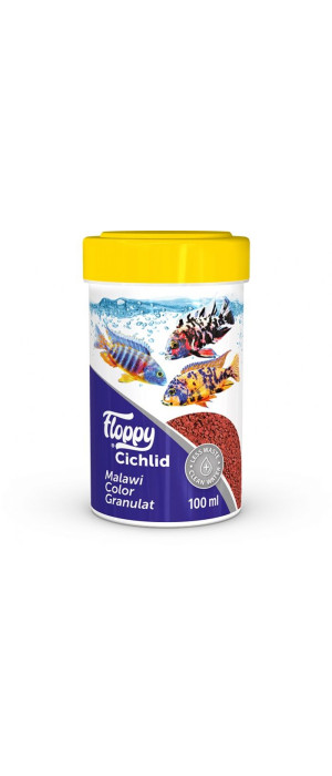 FLP021-FLOPPY CICHLID MALAWI COLOR GRANULAT 100ml