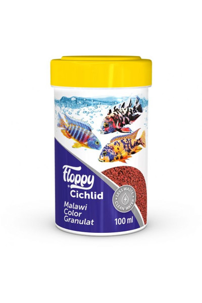 FLP021-FLOPPY CICHLID MALAWI COLOR GRANULAT 100ml