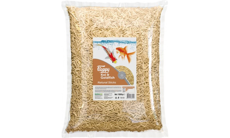 FLP035-FLOPPY GOLDFISH NATURAL STICKS 1KG