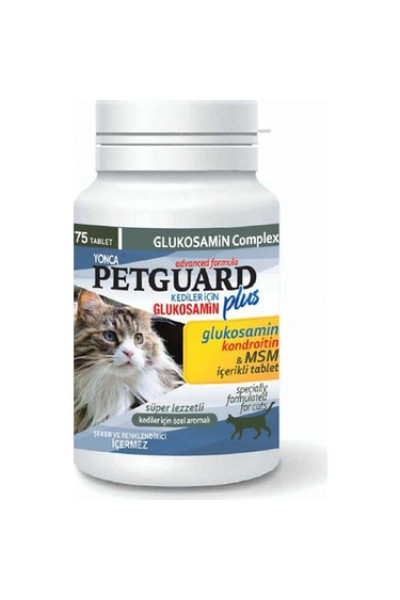 PETGUARD KEDİ GLUKOSAMİN PLUS 75 TABLET
