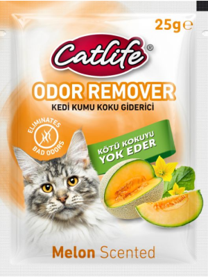 CATLİFE KEDİ KUMU KOKU GİDERİCİ KAVUNLU 25GR 15Lİ
