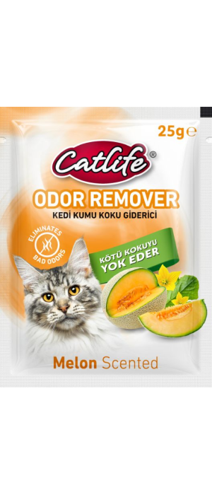 CATLİFE KEDİ KUMU KOKU GİDERİCİ KAVUNLU 25GR 15Lİ
