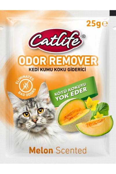 CATLİFE KEDİ KUMU KOKU GİDERİCİ KAVUNLU 25GR 15Lİ