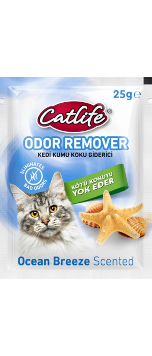 CATLİFE KEDİ KUMU KOKU GİDERİCİ OKYANUS KOKULU 25GR 15Lİ