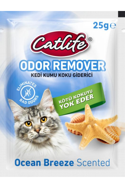 CATLİFE KEDİ KUMU KOKU GİDERİCİ OKYANUS KOKULU 25GR 15Lİ CATLİFE KEDİ KUMU KOKU GİDERİCİ OKYANUS KOKULU 25GR 15Lİ