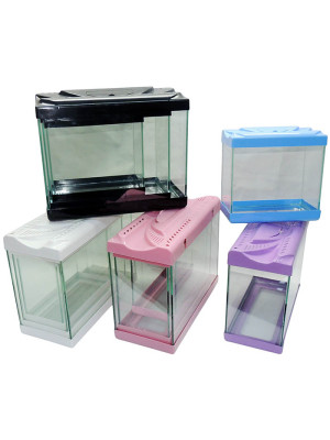 3 LÜ SET AKVARYUM ( KOLİ İÇİNDE ) RENK : MAVİ