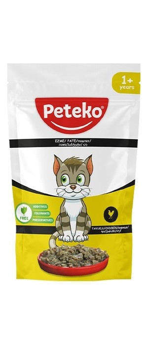 PETEKO POUCH YAŞ MAMA TAVUK ETLİ - 24'LÜ .2 PETEKO POUCH YAŞ MAMA TAVUK ETLİ - 24'LÜ .2