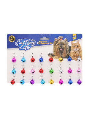 202533-CAT/DOGLİFE KEDİ ve KÖPEKLER İÇİN RENKLİ ZİL 24LÜ 16MM