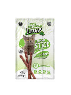 JUNGLE ÖDÜL MAMASI 3 LÜ STİCK TAVUK
