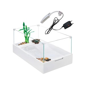 SOBO CAM KAPLUMBAĞA BAHÇESİ FİLTRE-LAMBALI 60X35X2 745-TA-600