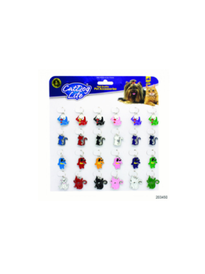 203450-CAT/DOGLİFE KEDİ ve KÖPEK İÇİN TAG AKSESUAR 24LÜ