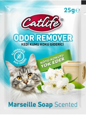 CATLİFE KEDİ KUMU KOKU GİDERİCİ MARSİLYA SABUNLU 25GR 15Lİ