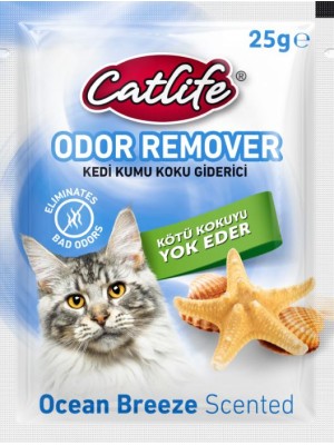 CATLİFE KEDİ KUMU KOKU GİDERİCİ OKYANUS KOKULU 25GR 15Lİ