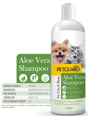 PETGUARD ALOE VERA SIVI ŞAMPUAN KEDİ KÖPEK 400ML