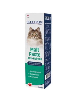 SPECTRUM CARE KEDİ TÜY YUMAGI ÖNLEYİCİ MALT 30 GR SPECTRUM CARE KEDİ TÜY YUMAGI ÖNLEYİCİ MALT 30 GR