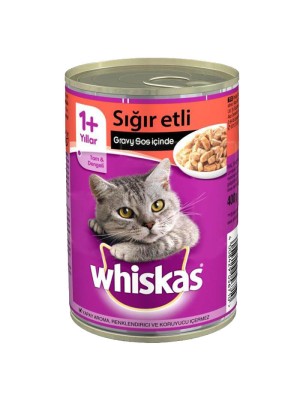 WHİSKAS 400 GR KONSERVE SIĞIR ETLİ WHİSKAS 400 GR KONSERVE SIĞIR ETLİ