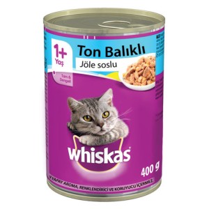 WHİSKAS 400 GR KONSERVE TON BALIKLI