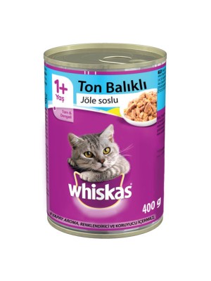 WHİSKAS 400 GR KONSERVE TON BALIKLI