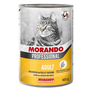 MORANDO KEDİ KONSERVE TAVUK & HİNDİLİ 400 GR